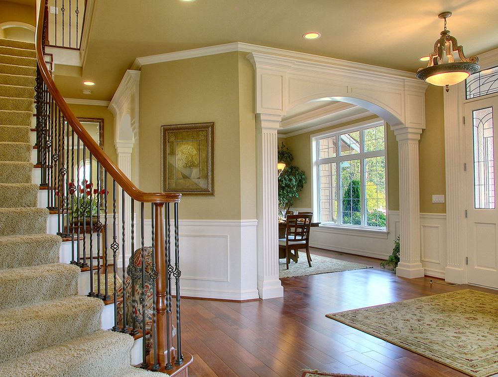 Traditional Entryway with Transom window by John Buchan Homes Zillow