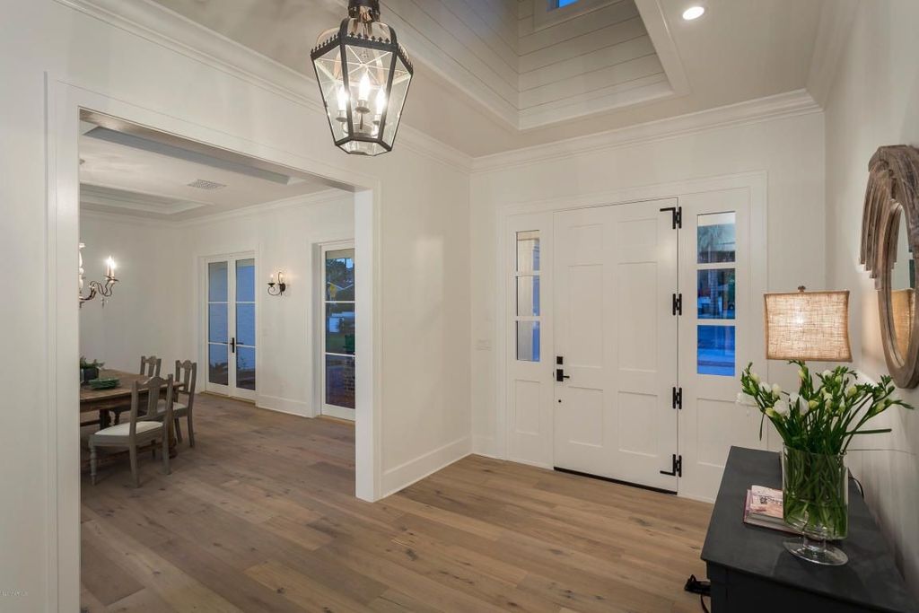 Traditional Entryway with Crown molding & Hardwood floors in Phoenix