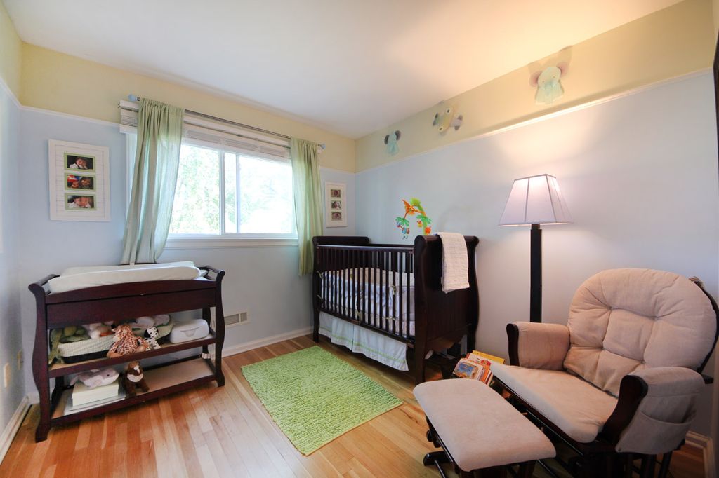 Modern Nursery with Crown molding by Sue Adler Team Zillow Digs Zillow