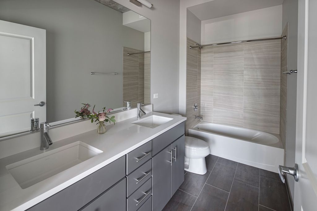 Modern Master Bathroom with Corian counters \u0026 DropIn Bathtub Zillow Digs Zillow Modern Master Bathroom with Corian counters \u0026 DropIn Bathtub Zillow Digs Zillow