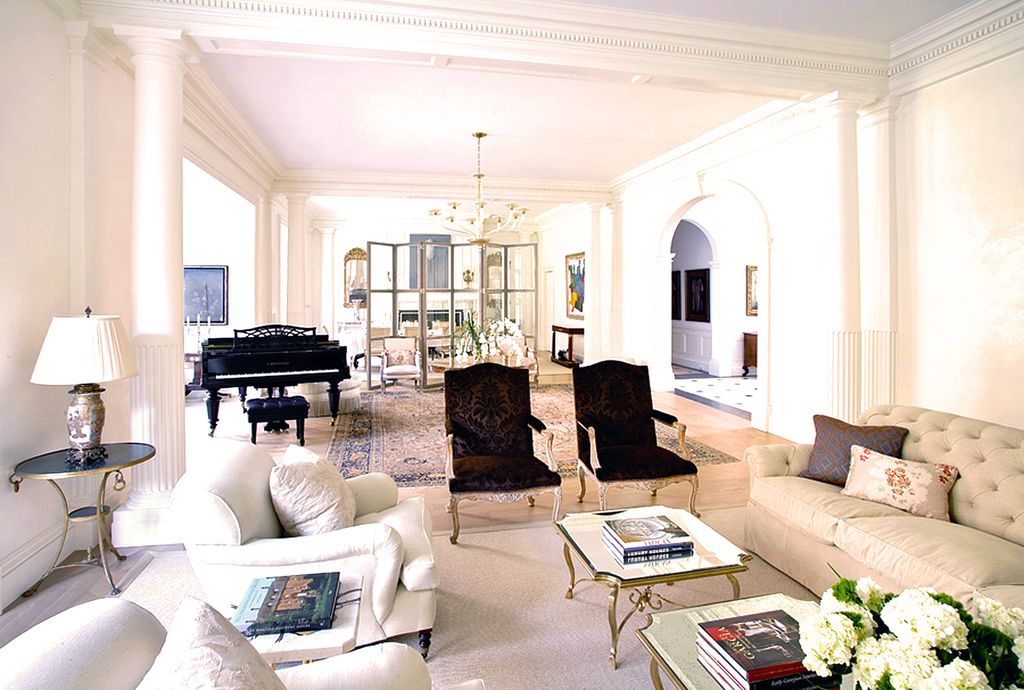 Traditional Living Room with Hardwood floors & Carpet in GREENWICH ... Traditional Living Room with Hardwood floors & Carpet in GREENWICH ...
