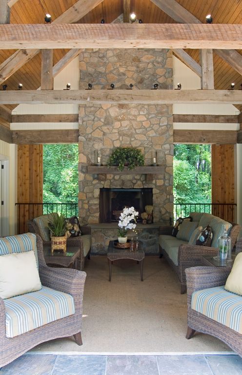 Country Porch with Screened porch by Gardner/Fox Associates | Zillow ...