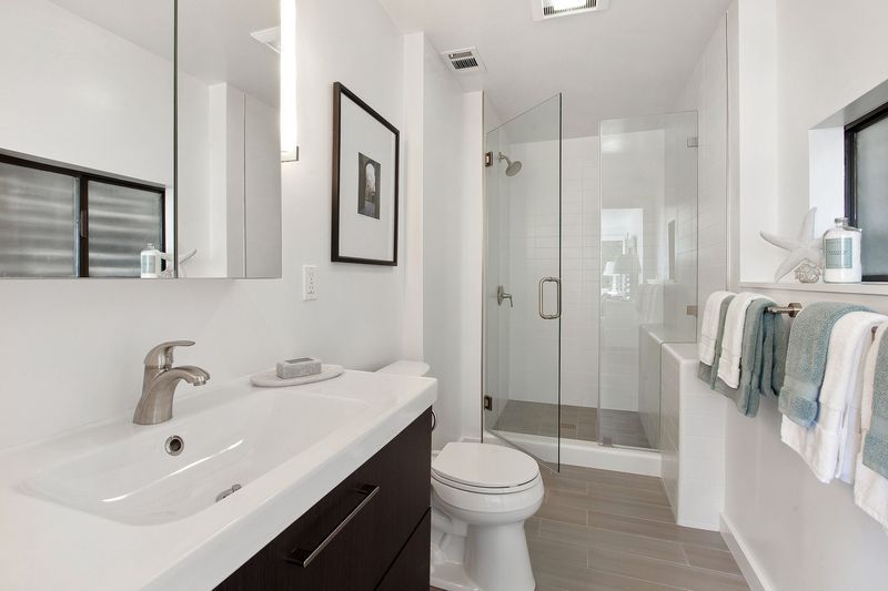 Contemporary 3/4 Bathroom with flush light by studio D | Zillow Digs ...