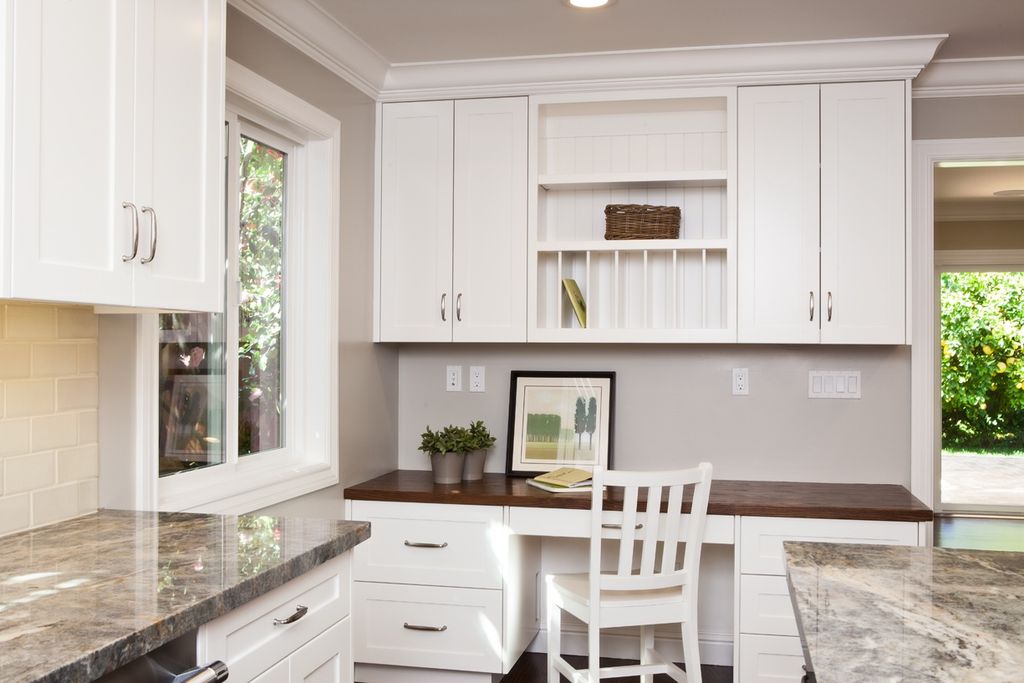 Traditional Home Office with Kitchen island by Gary Ahern Zillow Digs