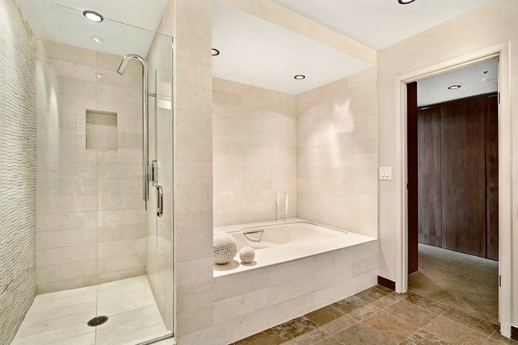 Contemporary Master Bathroom with Master bathroom by Jackie Turner