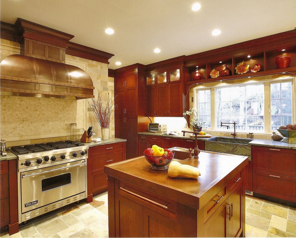 Craftsman Kitchen with Kitchen island by Jason Landau Zillow Digs