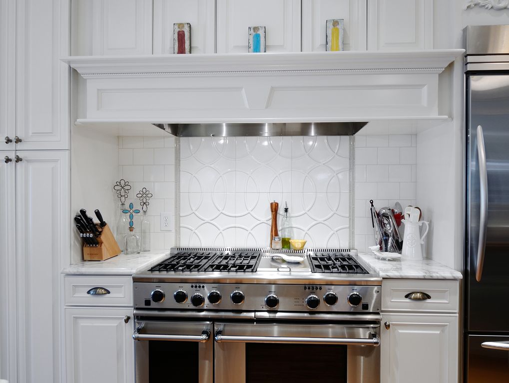 Traditional Kitchen with Simple marble counters by Construction ...