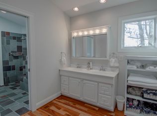 Traditional Powder Room with Powder room & Limestone ...