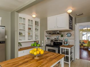 cottage kitchen with subway tile wood counters in tacoma cottage kitchen with subway tile wood counters in tacoma