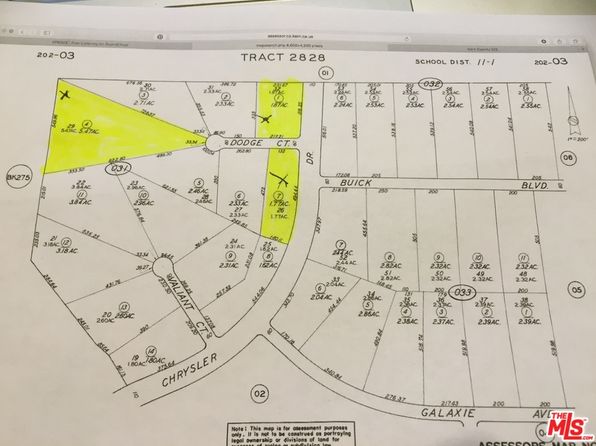 Tract Map - California City Real Estate - California City CA Homes For ...