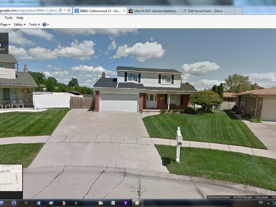 zillow maps street view 38962 Cottonwood Ct Sterling Heights Mi 48310 Zillow zillow maps street view