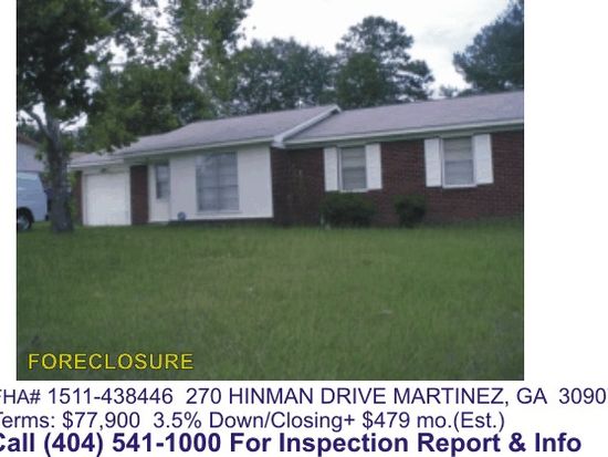 270 hinman dr 9 martinez ga 30907 zillow