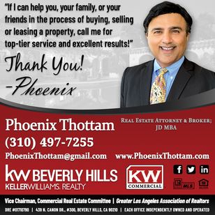 Phoenix Thottam - Real Estate Agent in Beverly Hills, CA - Reviews