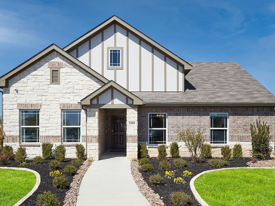 Exquisite stone and brick facade with spacious windows at Sky Ridge, Texas. Stunning architectural e