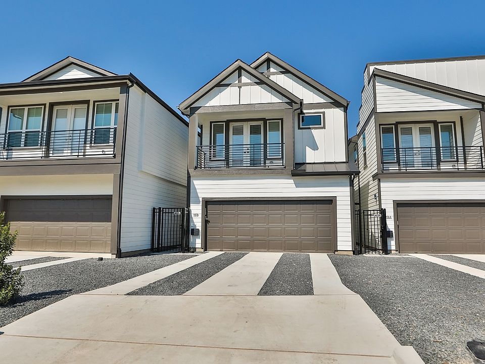 Luxurious gable roofs and expansive windows embody elegance in Independence Heights, Houston.
