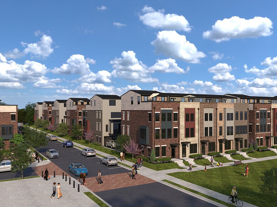 DC s newest community! Luxury 4-level garage townhomes within a vibrant town center - mid 600s