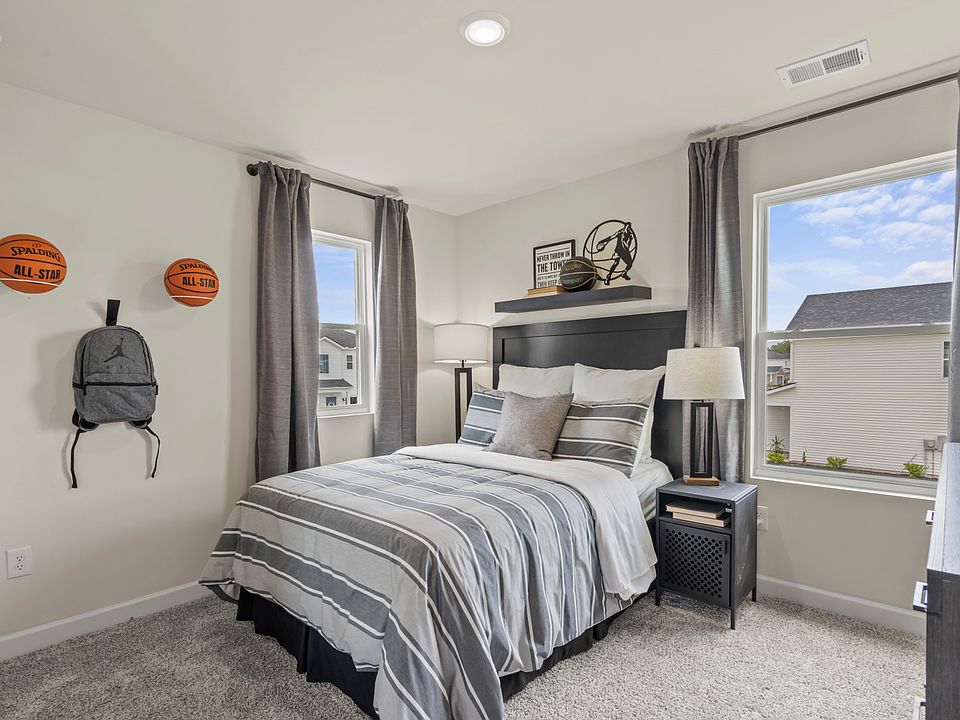 Spacious secondary bedrooms offer plenty of room for the whole family and overnight guests.