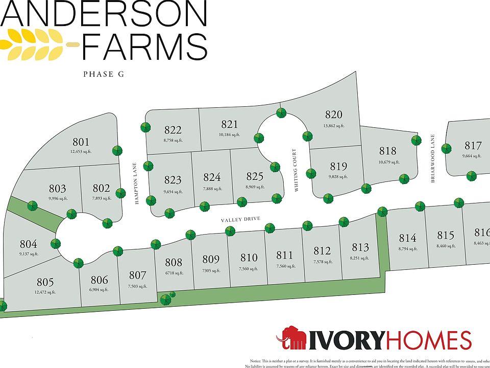 Subdivision Map