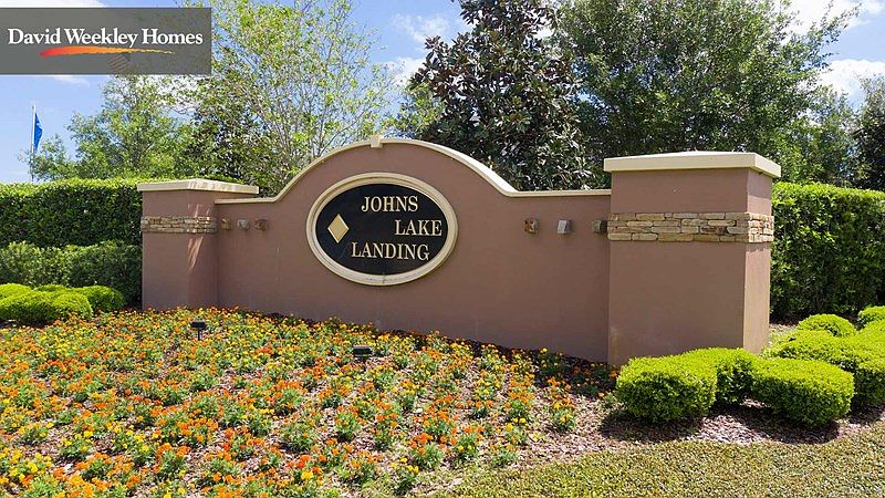 John s Lake Landing - Entrance Monument