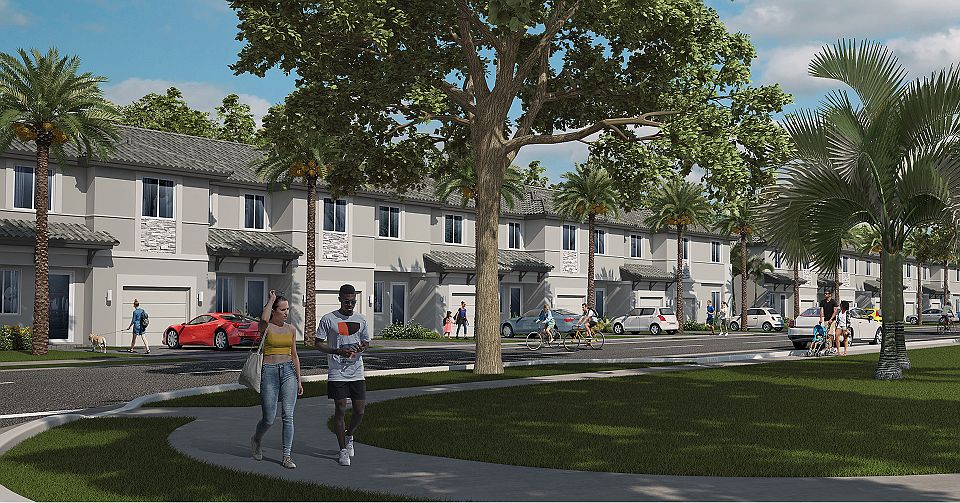 Aria Park Streetscape