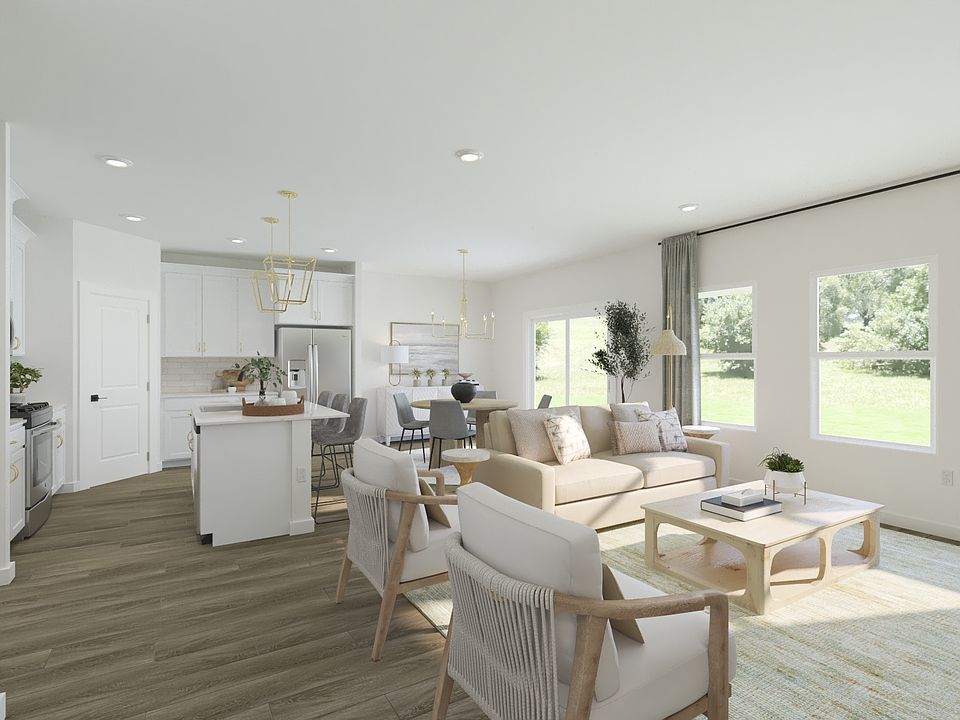 Spend family movie nights in the spacious great room.