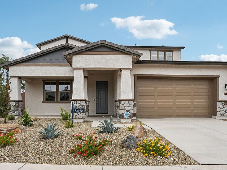 Model Photography of Plan 4504 apos s Front Exterior at The Estates at Frontera