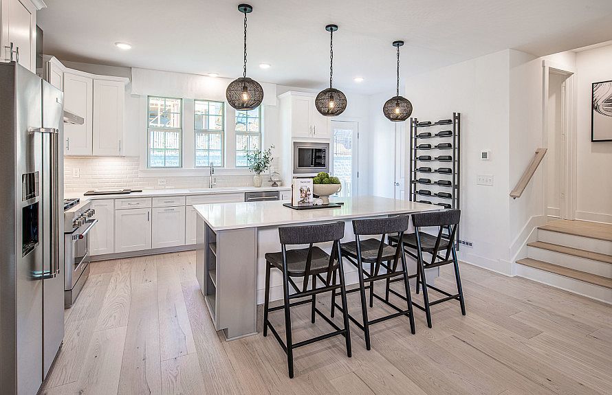 Open concept layout