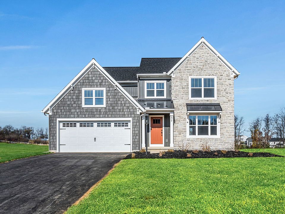 Front Elevation of a Home in Charlotte Court Community from Garman Builders