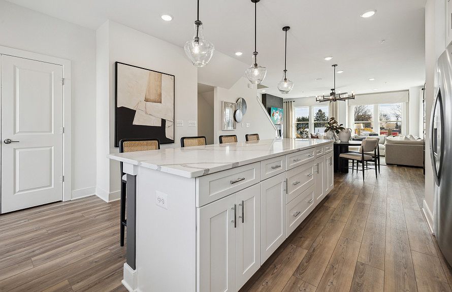 Kitchen Open to the Cafe and Gathering Room