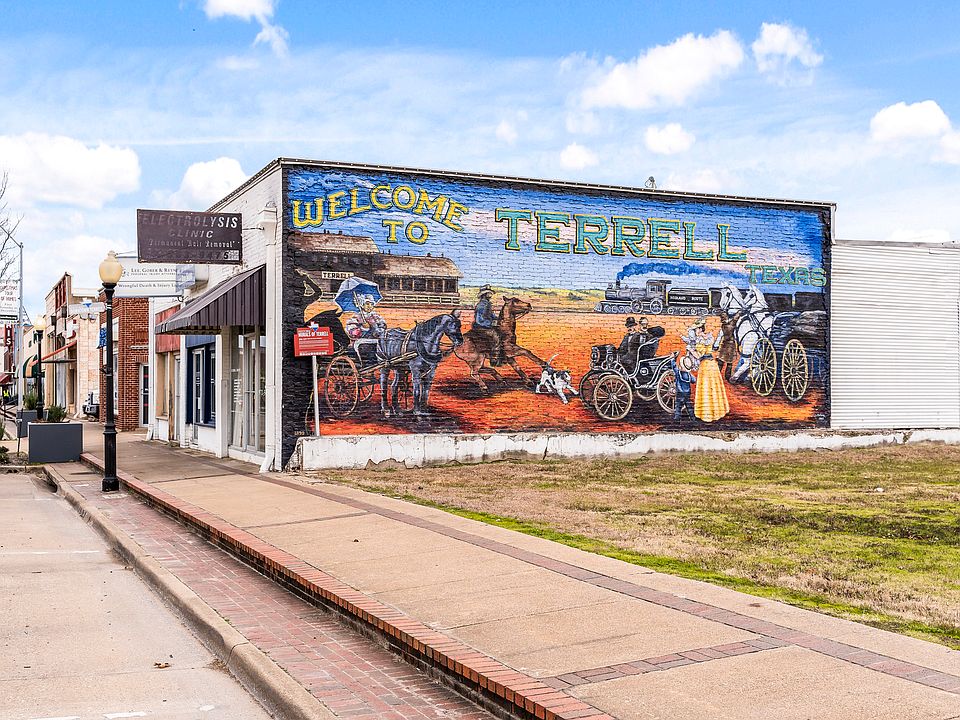 There are beautiful murals painted on the buildings downtown.