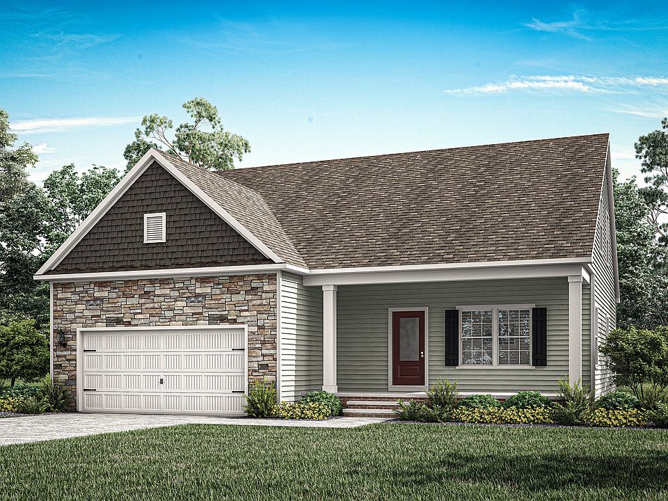 The Clayton by LGI Homes offers a two-car garage.