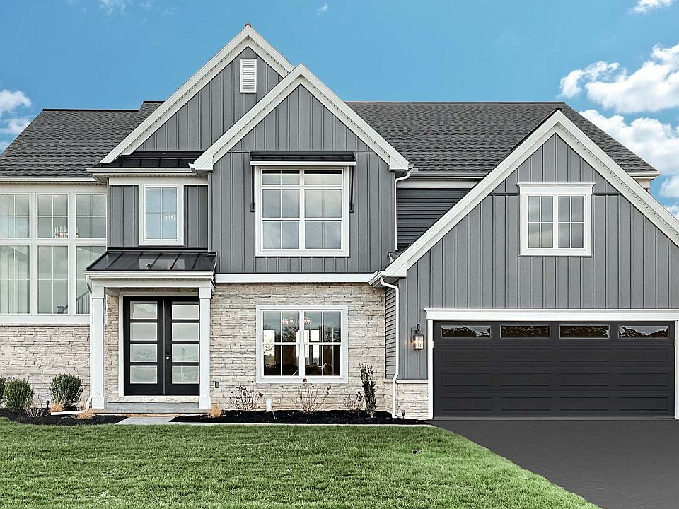 Logan Model Exterior at Fox Bend New Home Community in Lebanon PA
