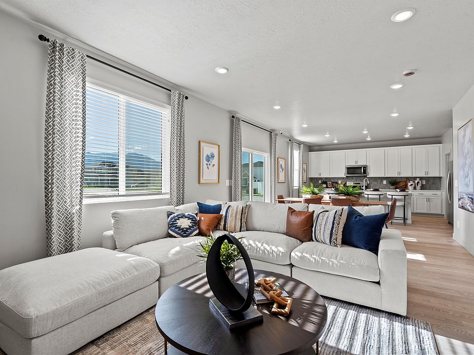 The Pine floorplan interior image taken at a Meritage Homes Community in Eagle Mountain, UT.
