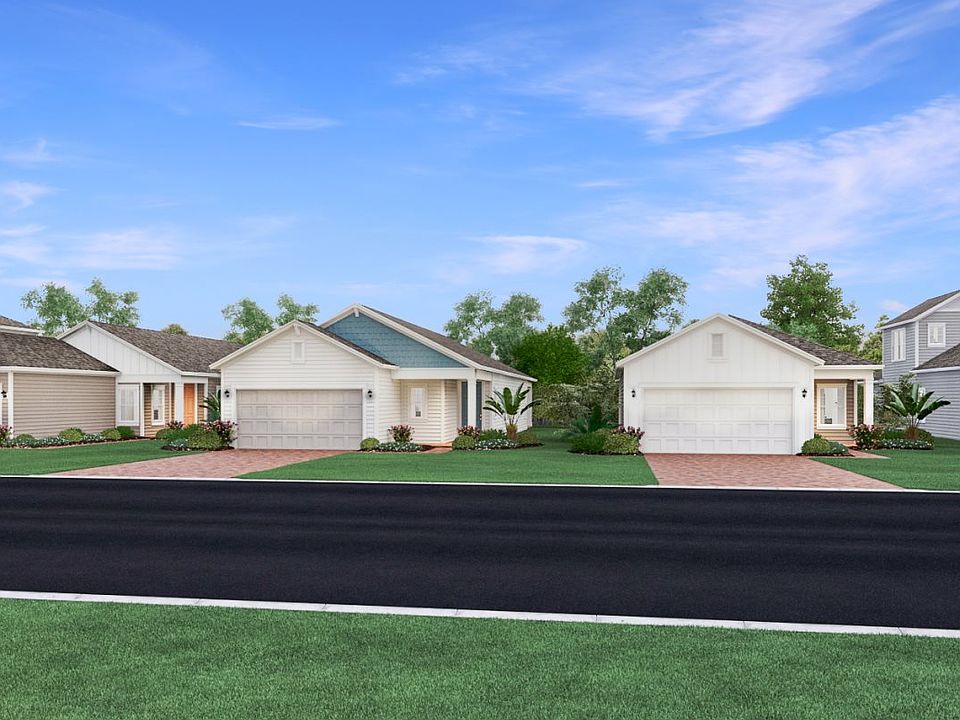 Street view of 50s homes