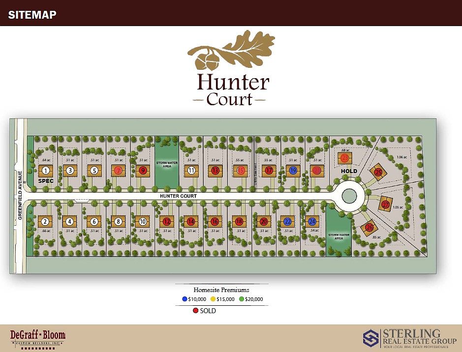 Hunter Court Sitemap