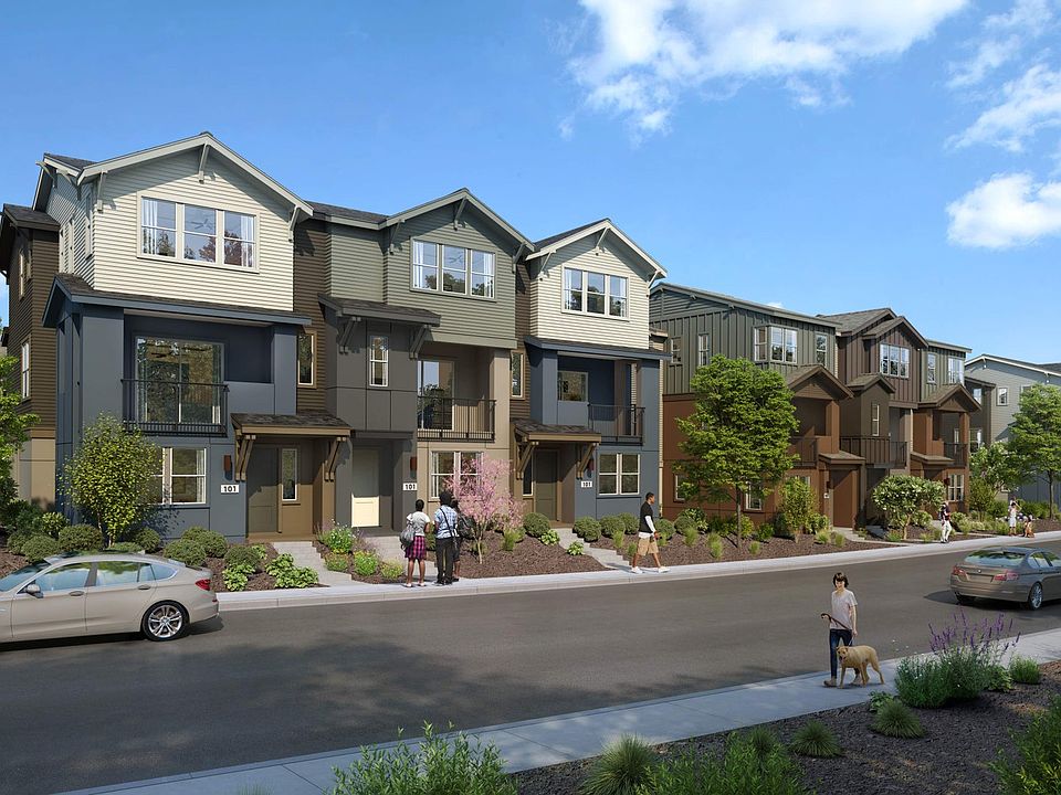 Jasmine at Francis Ranch 3-Story Townhome Rendering