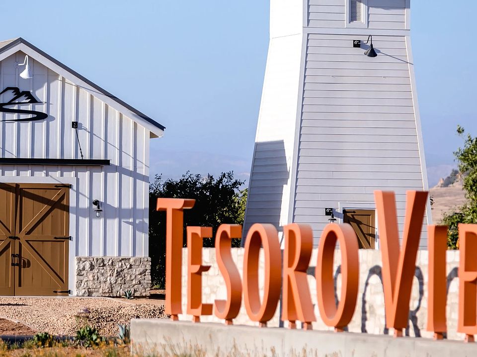 TV Barn and Tower at Tesoro Viejo monument sign