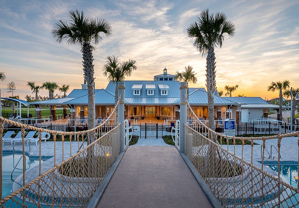 Silver Leaf Amenity Pool Dusk 1of2
